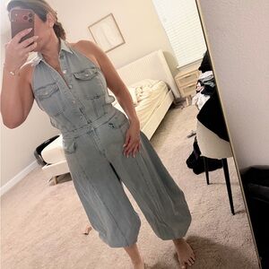 Stylish Denim Jumpsuit
